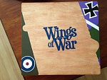 IMG 0532  Dan-Sam's presentation box he received at Origins 2016 as our Lend-Lease participant.  I did the wings to match planes in his signature...