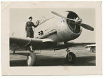 Cpl Ruth Masters   
RCAF WAF Division 
RCAF Station Uplands, Ottawa, Ontario, Canada 
1943  
 
North American Harvard trainer aircraft 
Original B&W...